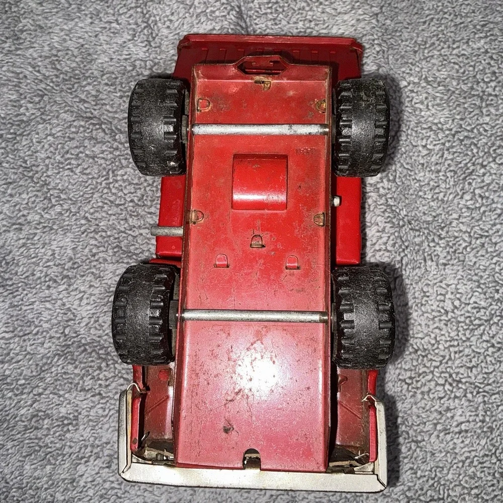 Vintage 1960's Buddy L Red Pressed Steel‎ Dump Truck